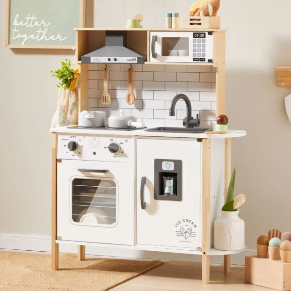 Interactive Play Kitchen with Sounds & Cookware