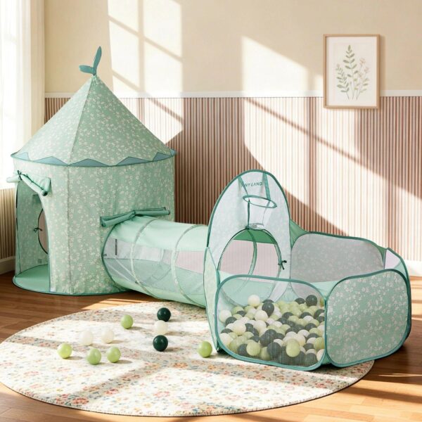 Green Adventure 3-in-1 Play Tunnel & Fun-Shapes Ocean Ball Set