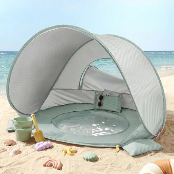 4-in-1 Tent: Beach Tent & Sand Toy Set